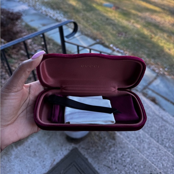 Fendi Fendigraphy Burgundy Square Sunglasses - Picture 7 of 7